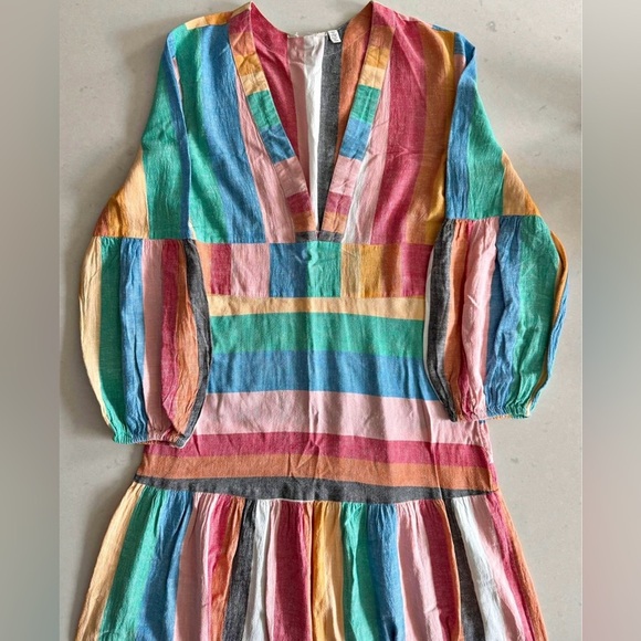 Billabong Blue and Pink Plunge Sundress - Picture 2 of 8